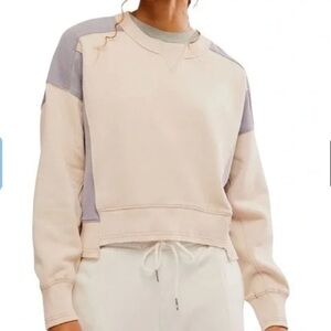 Free People Intercept Colorblock Sweatshirt